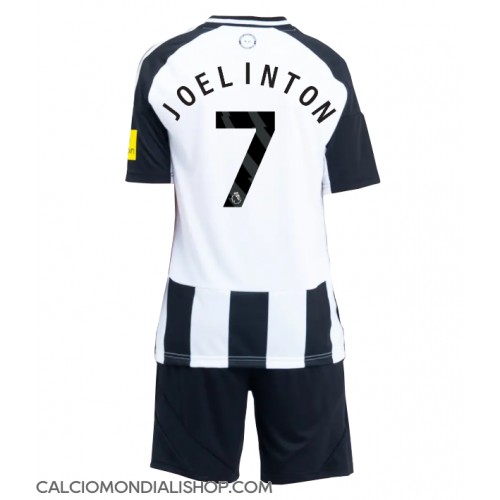 Maglie da calcio Newcastle United Joelinton #7 Prima Maglia Bambino 2024-25 Manica Corta (+ Pantaloni corti)